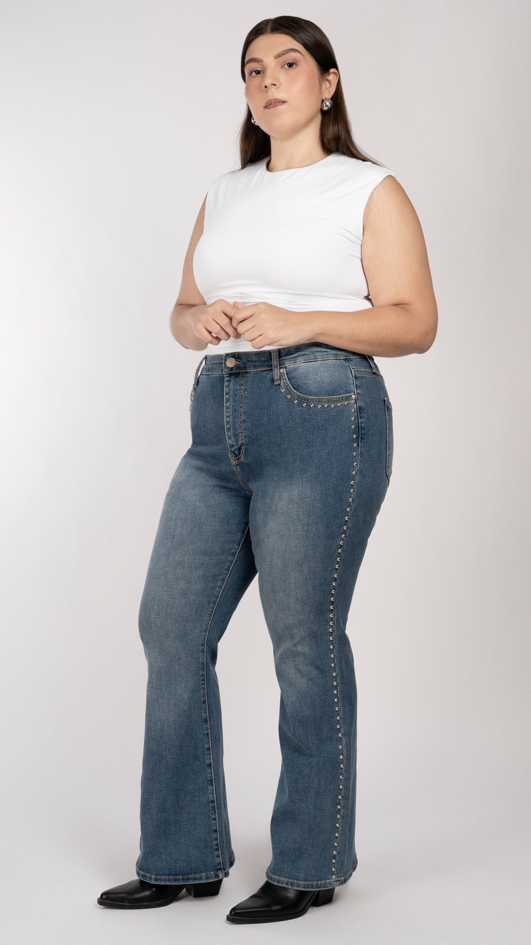 Pantalón Flare Curvy Balam BL7730