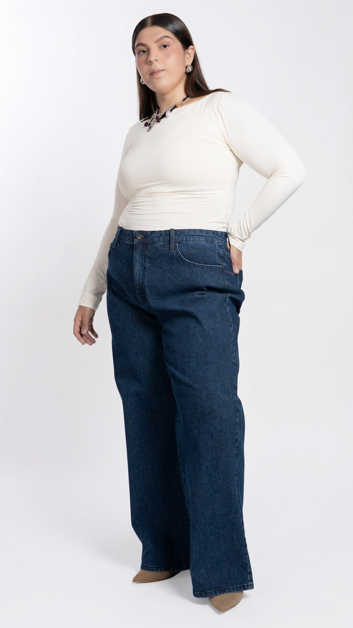 Pantalón Wide Leg Curvy Balam BL7762