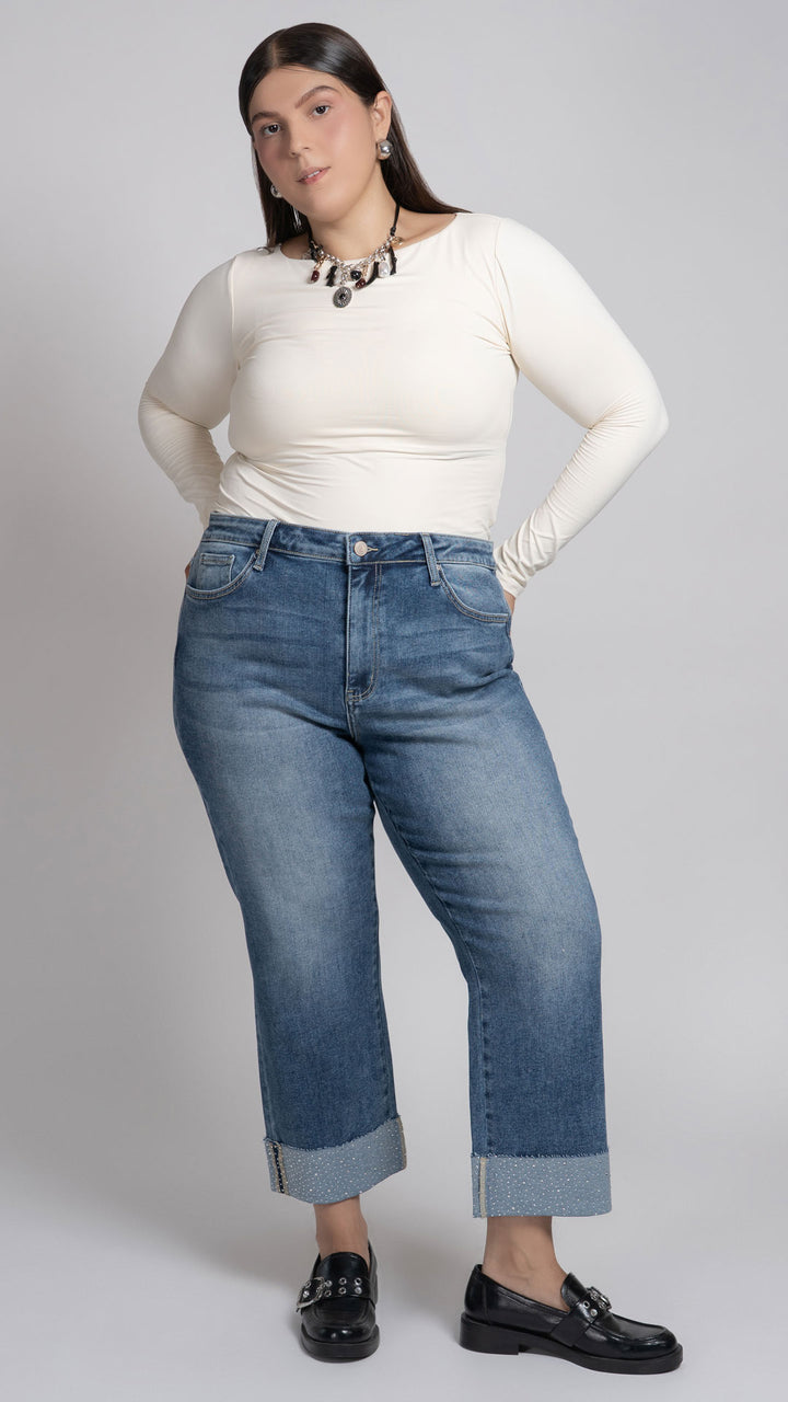 Pantalón Boyfriend Curvy Balam BL7777