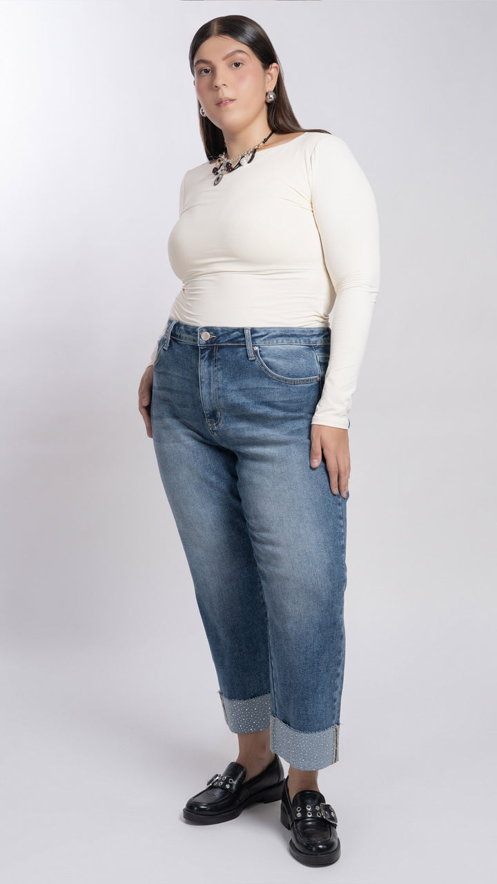 Pantalón Boyfriend Curvy Balam BL7777