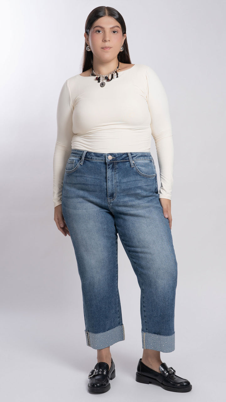 Pantalón Boyfriend Curvy Balam BL7777