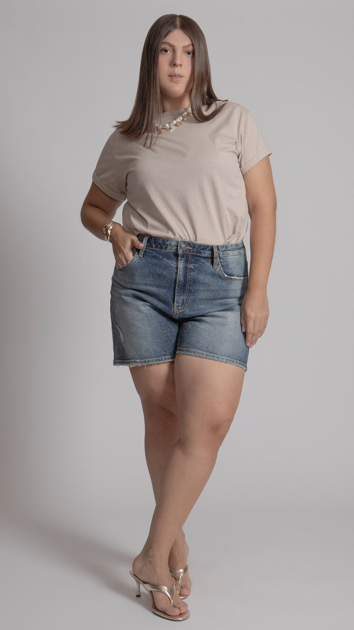 Short Loose Mom Curvy Balam BL7402