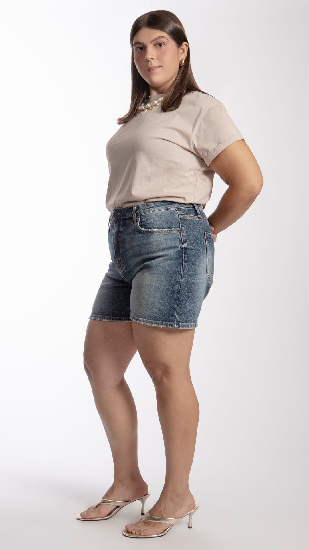 Short Loose Mom Curvy Balam BL7402