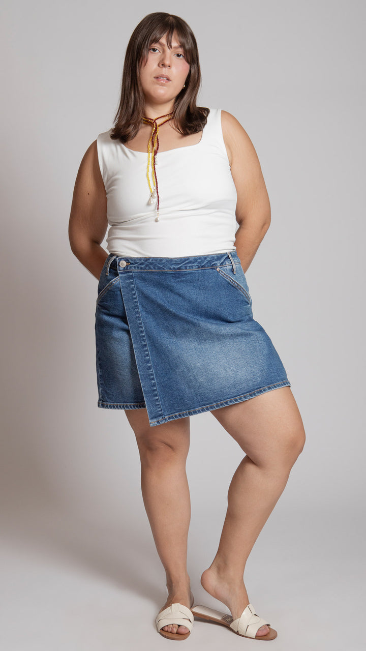 Short Falda Loose Mom Curvy Balam BL7345