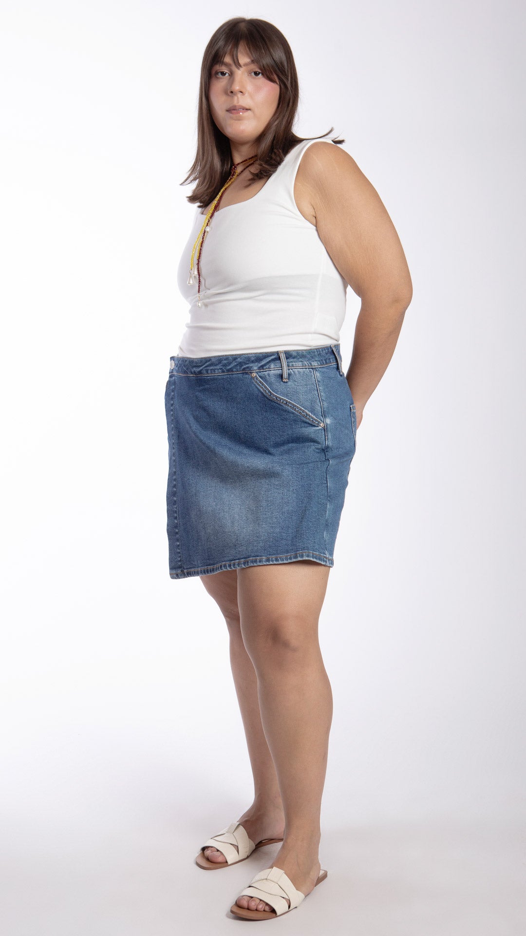 Short Falda Loose Mom Curvy Balam BL7345