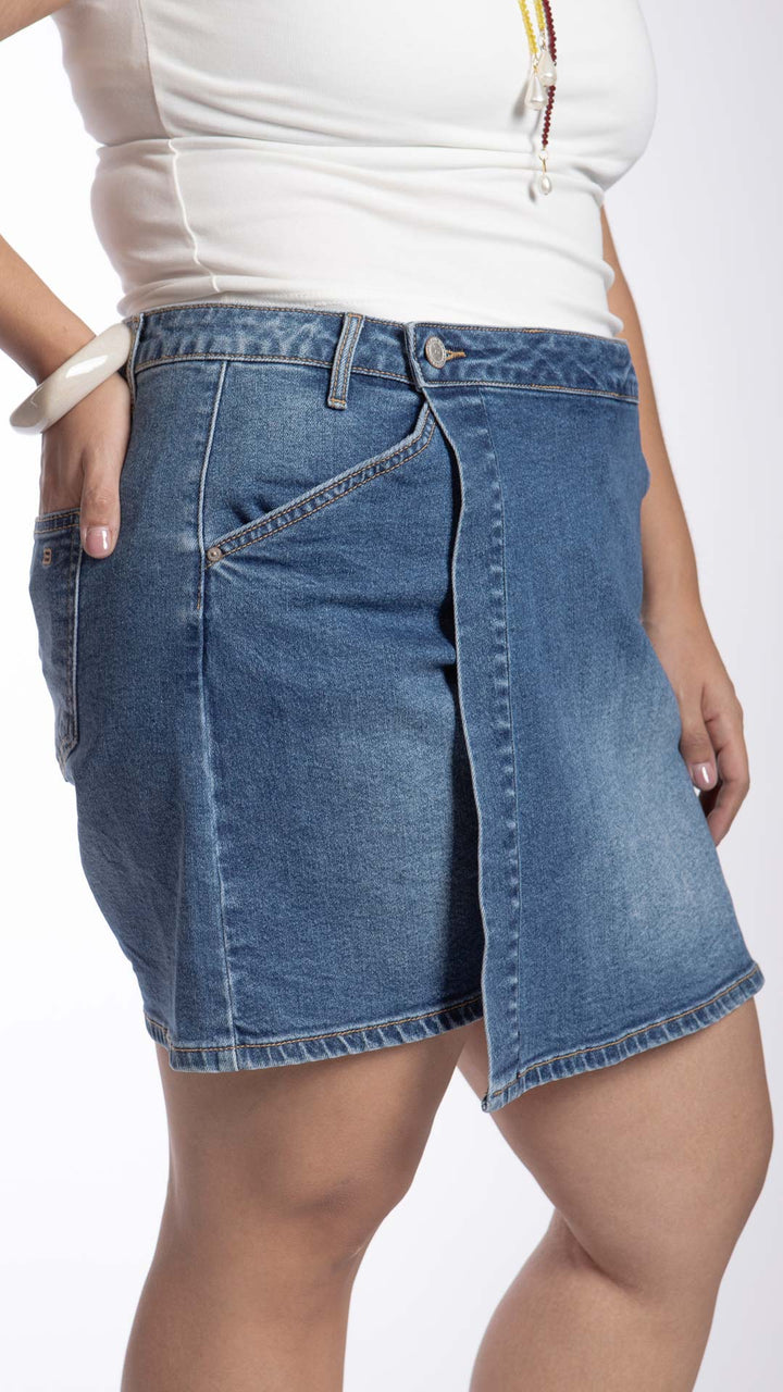 Short Falda Loose Mom Curvy Balam BL7345