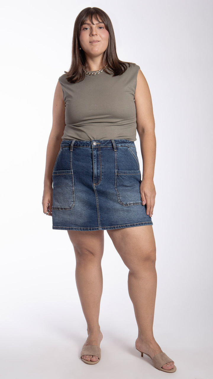 Short Falda Loose Mom Curvy Balam BL7346