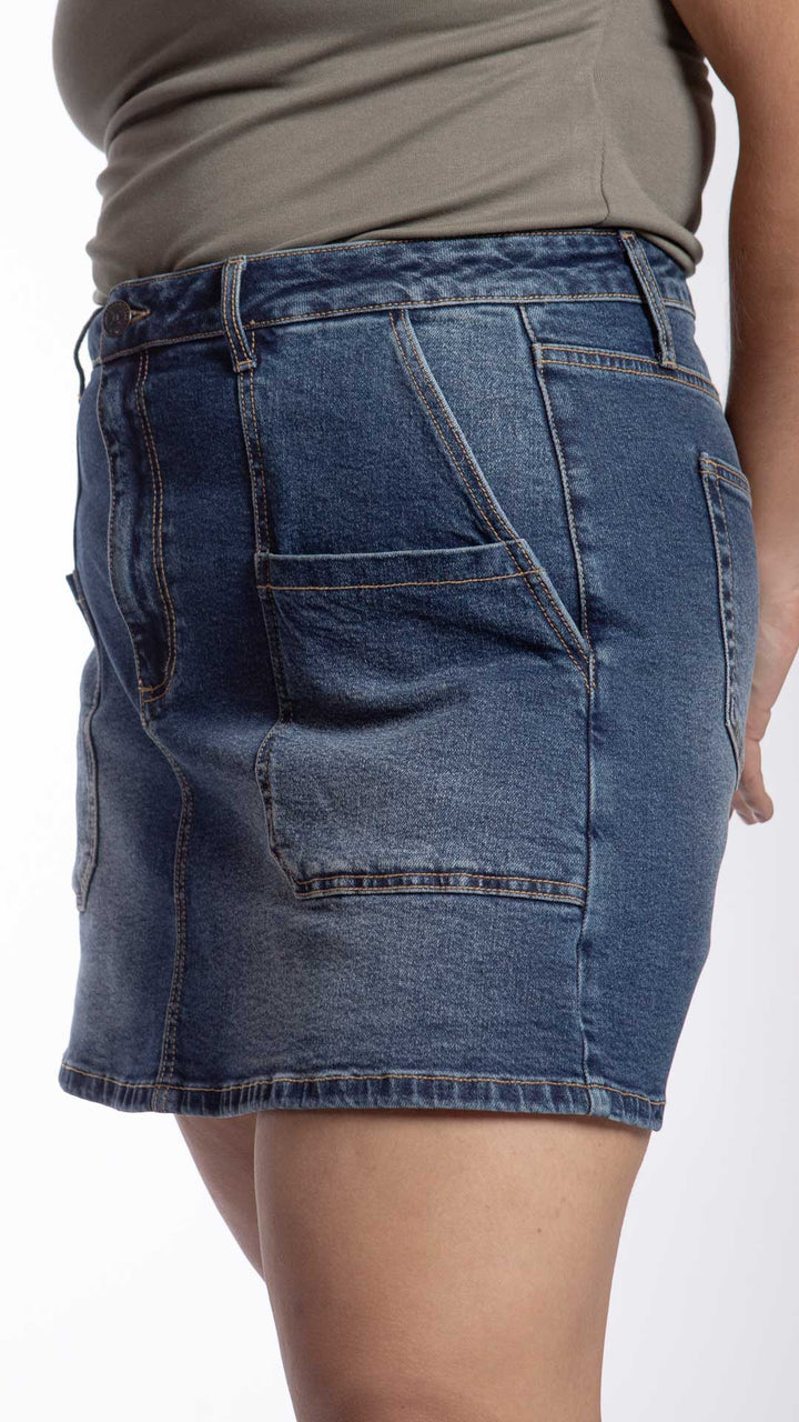 Short Falda Loose Mom Curvy Balam BL7346