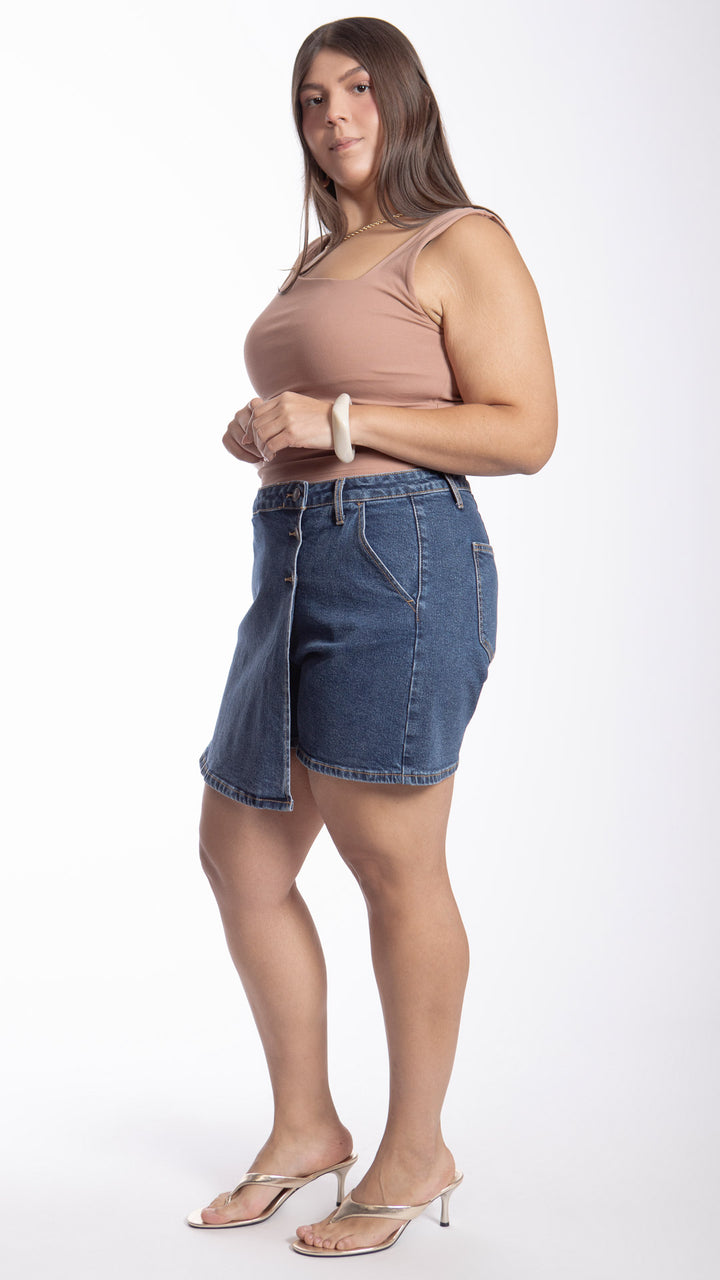 Short Falda Loose Mom Curvy Balam BL7404