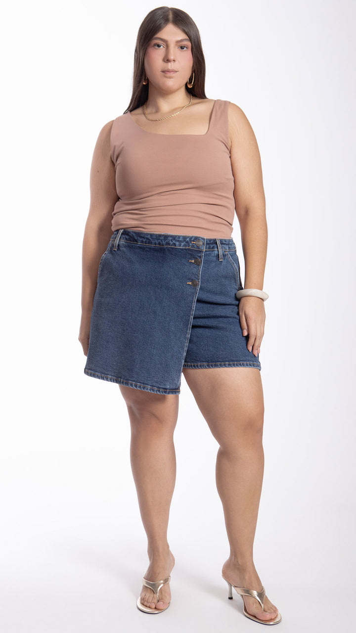 Short Falda Loose Mom Curvy Balam BL7404