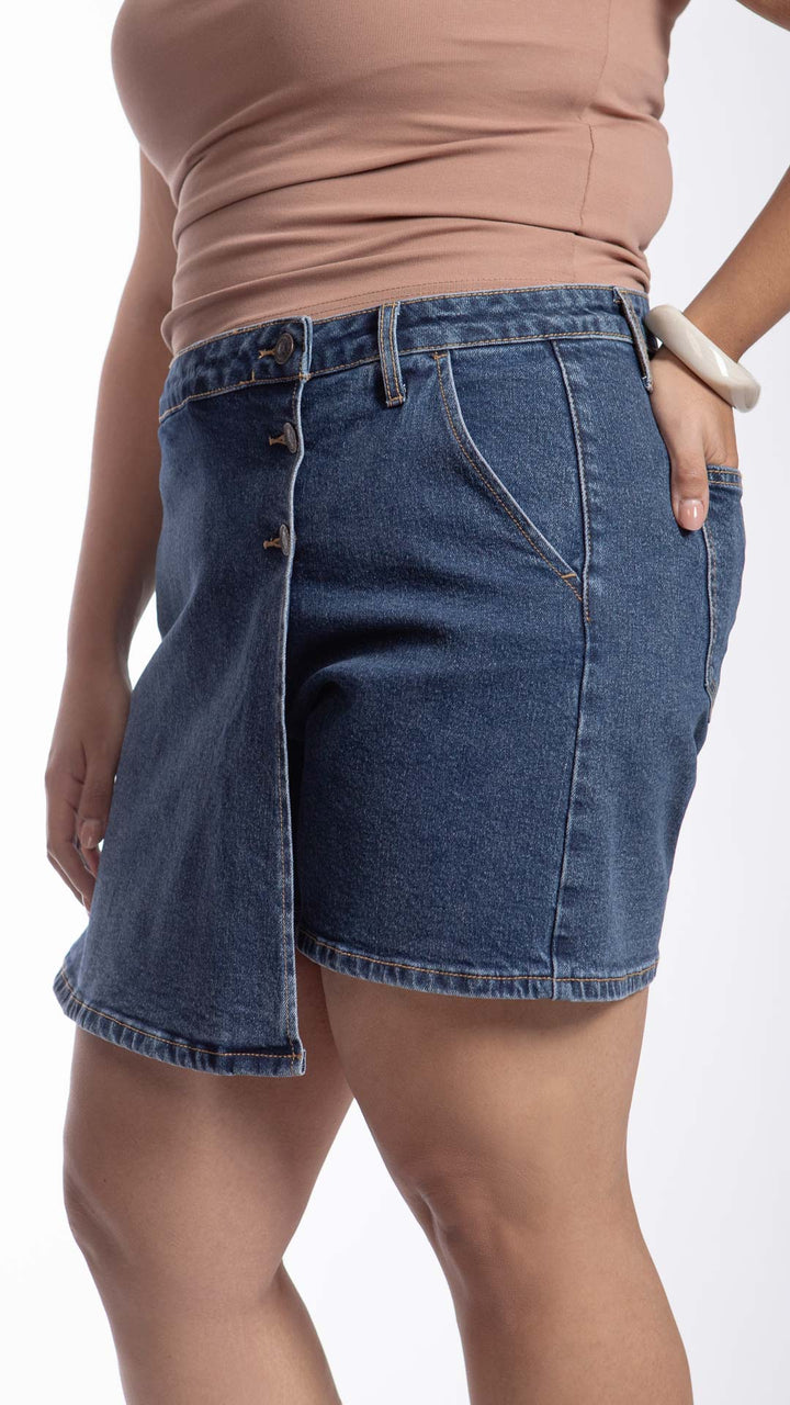 Short Falda Loose Mom Curvy Balam BL7404