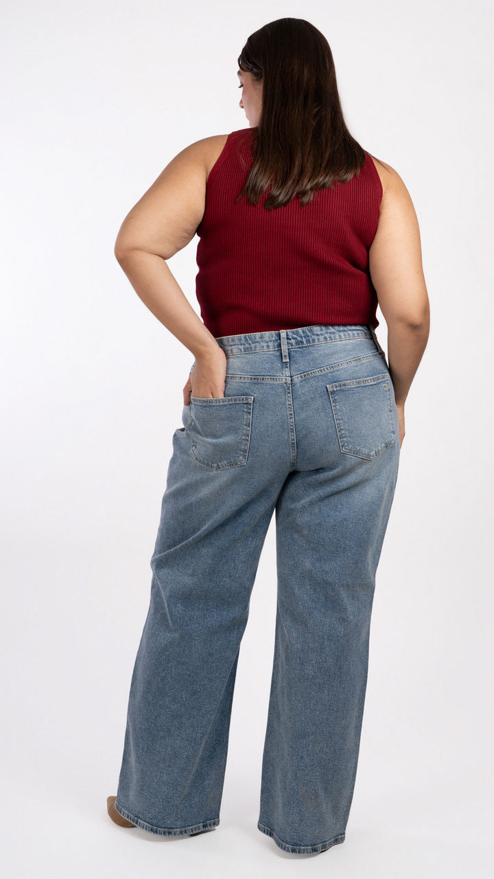 Pantalón Wide Leg Wide Leg Curvy Balam BL7091
