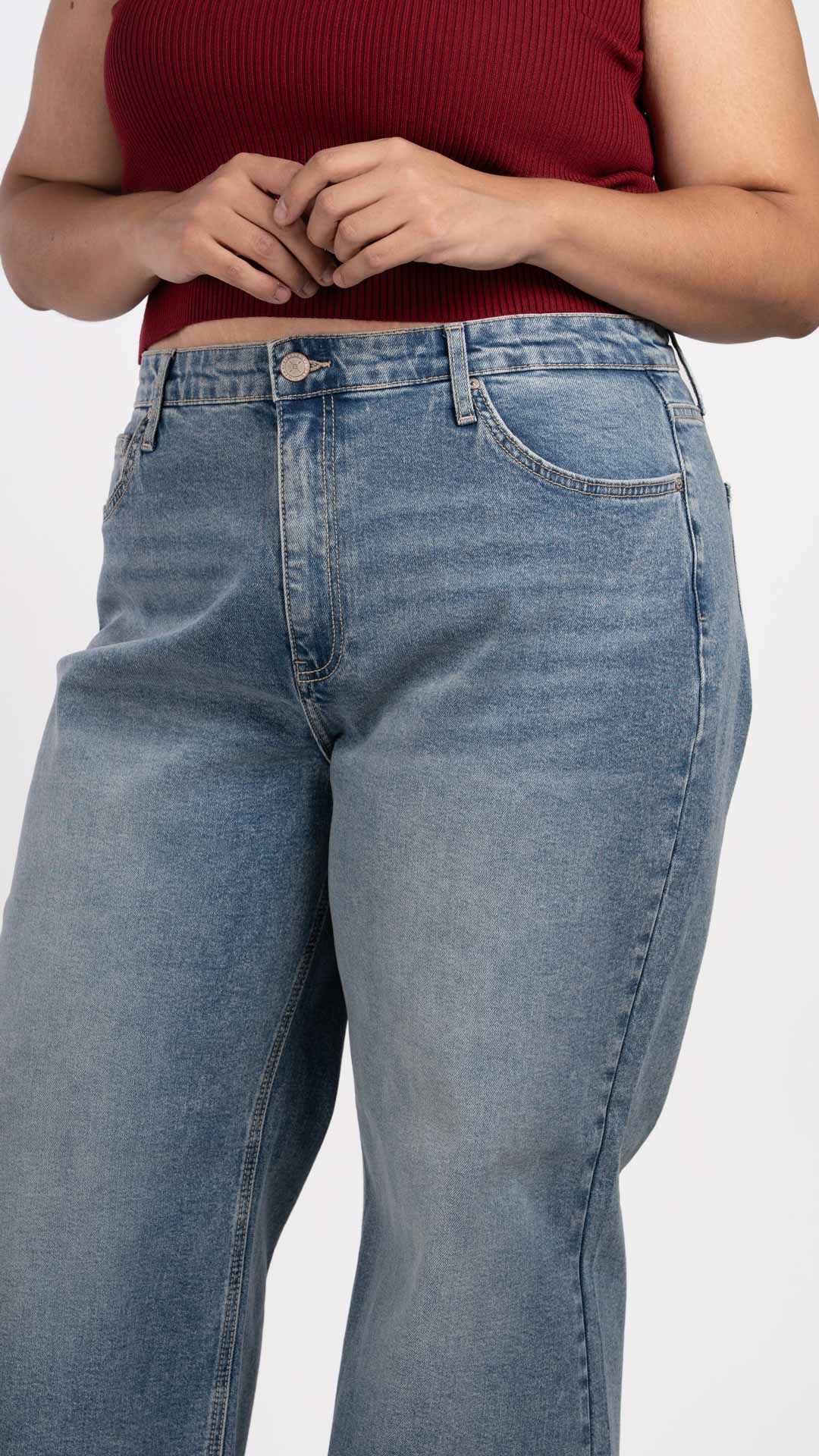 Pantalón Wide Leg Wide Leg Curvy Balam BL7091