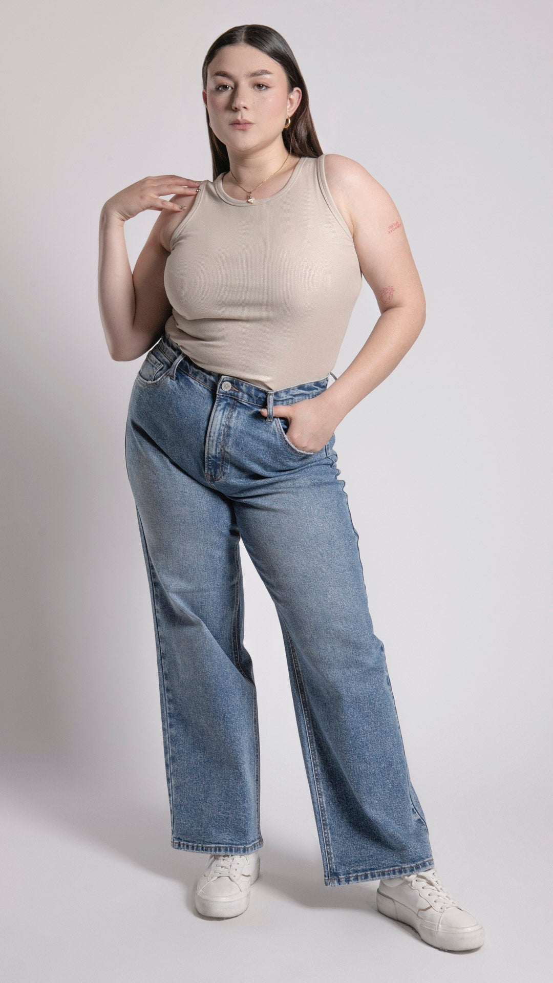 Pantalón Wide Leg Curvy Balam BL7095