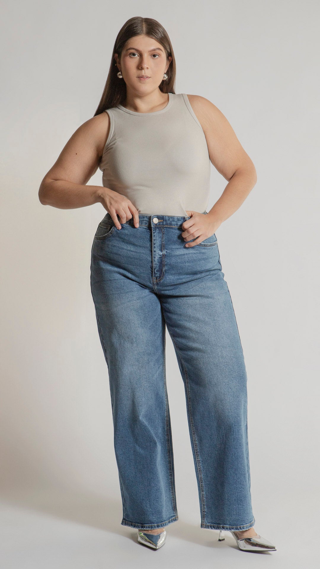 Pantalón Wide Leg Curvy Balam BL7098