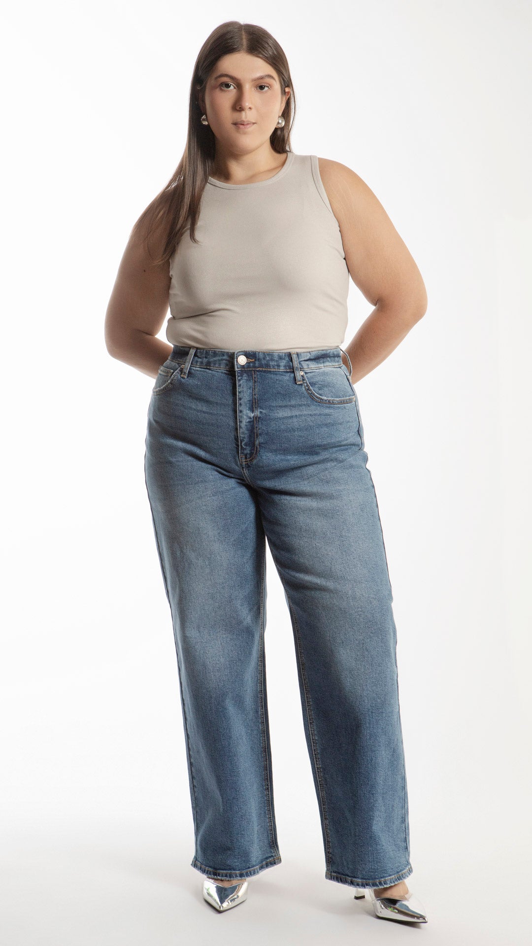 Pantalón Wide Leg Curvy Balam BL7098