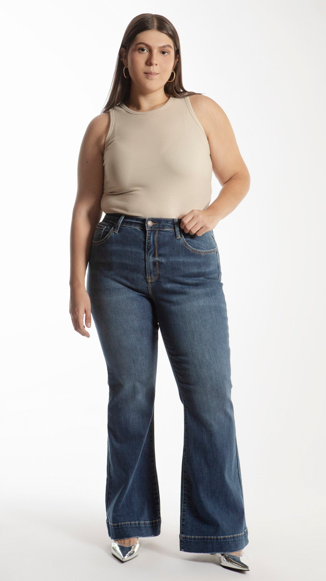 Pantalón Flare Curvy Balam BL7041