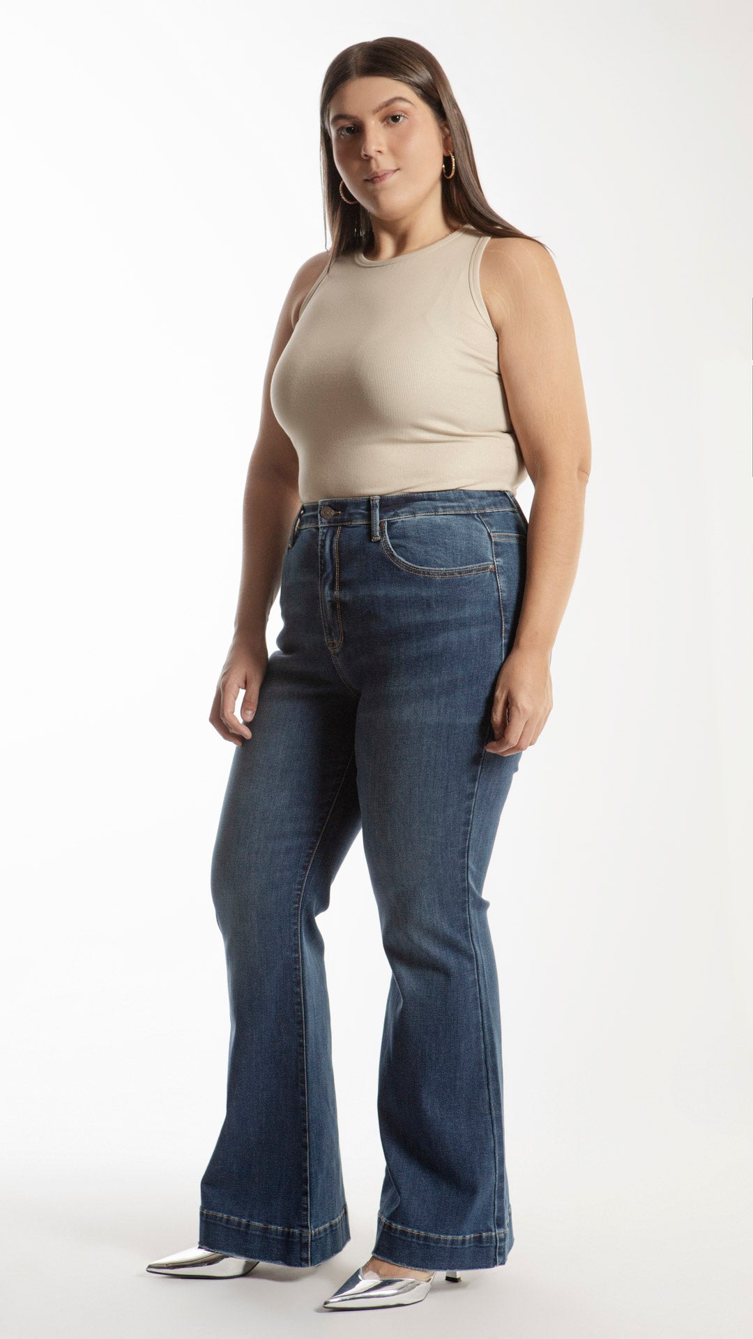 Pantalón Flare Curvy Balam BL7041