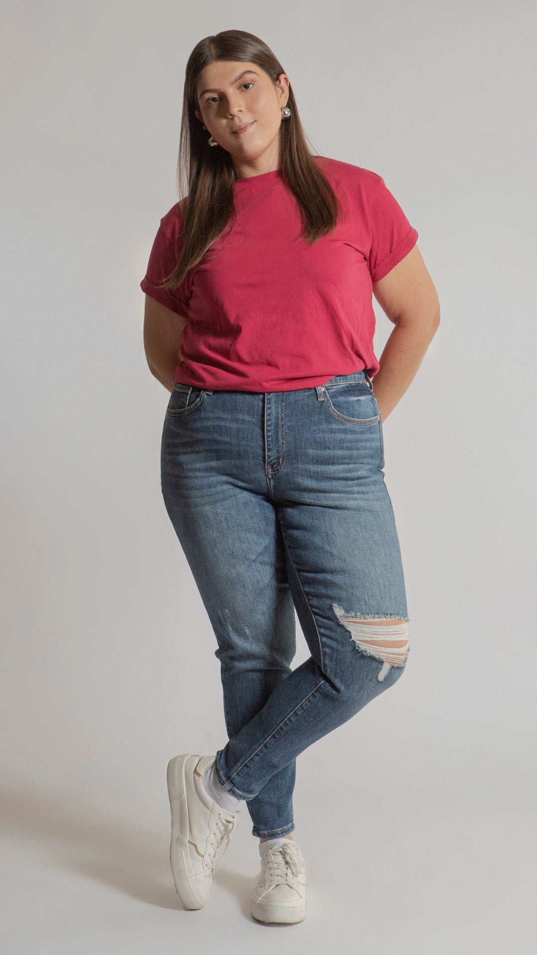 Pantalón High Rise Skinny Curvy Balam BL7083