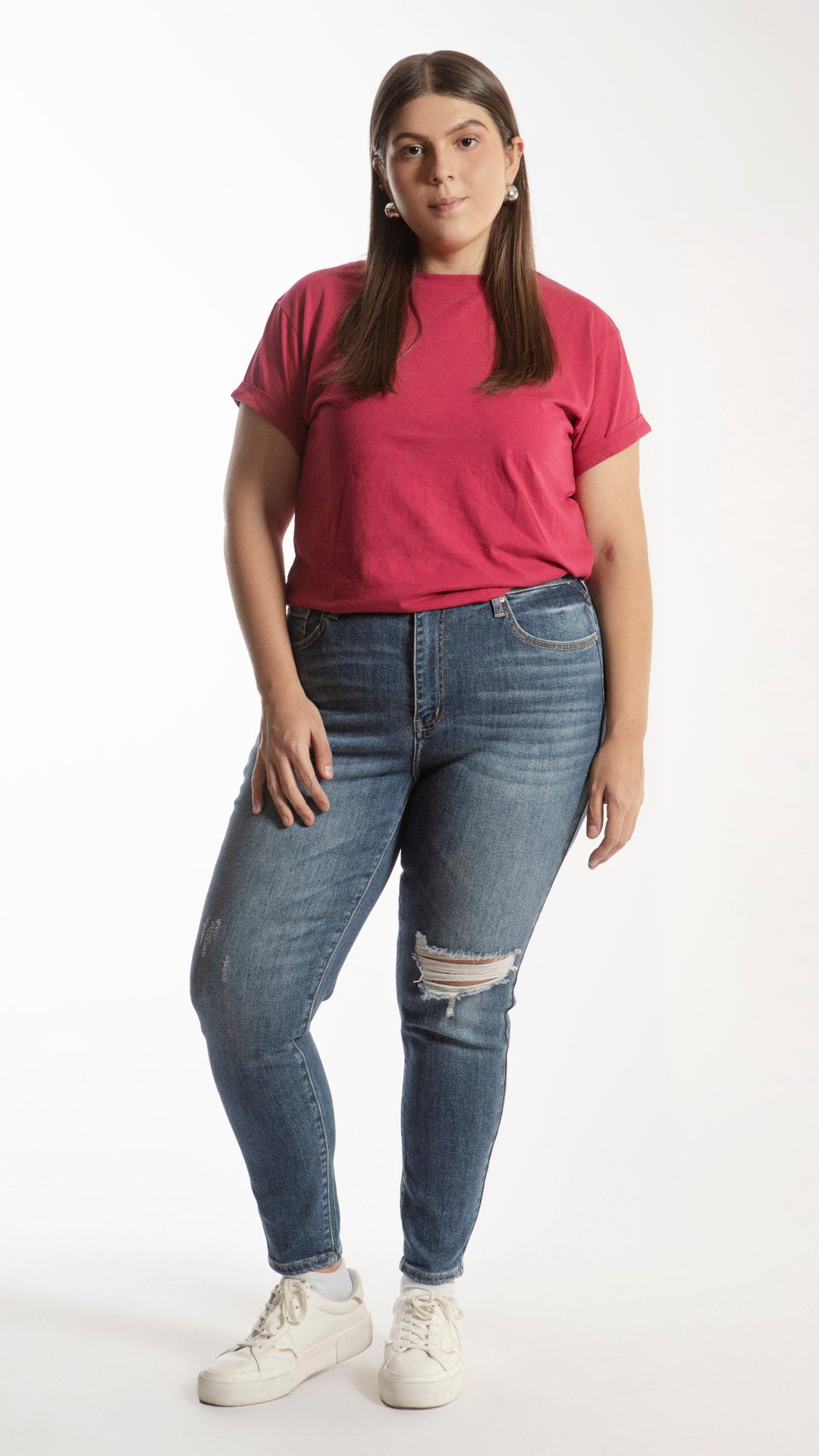 Pantalón High Rise Skinny Curvy Balam BL7083