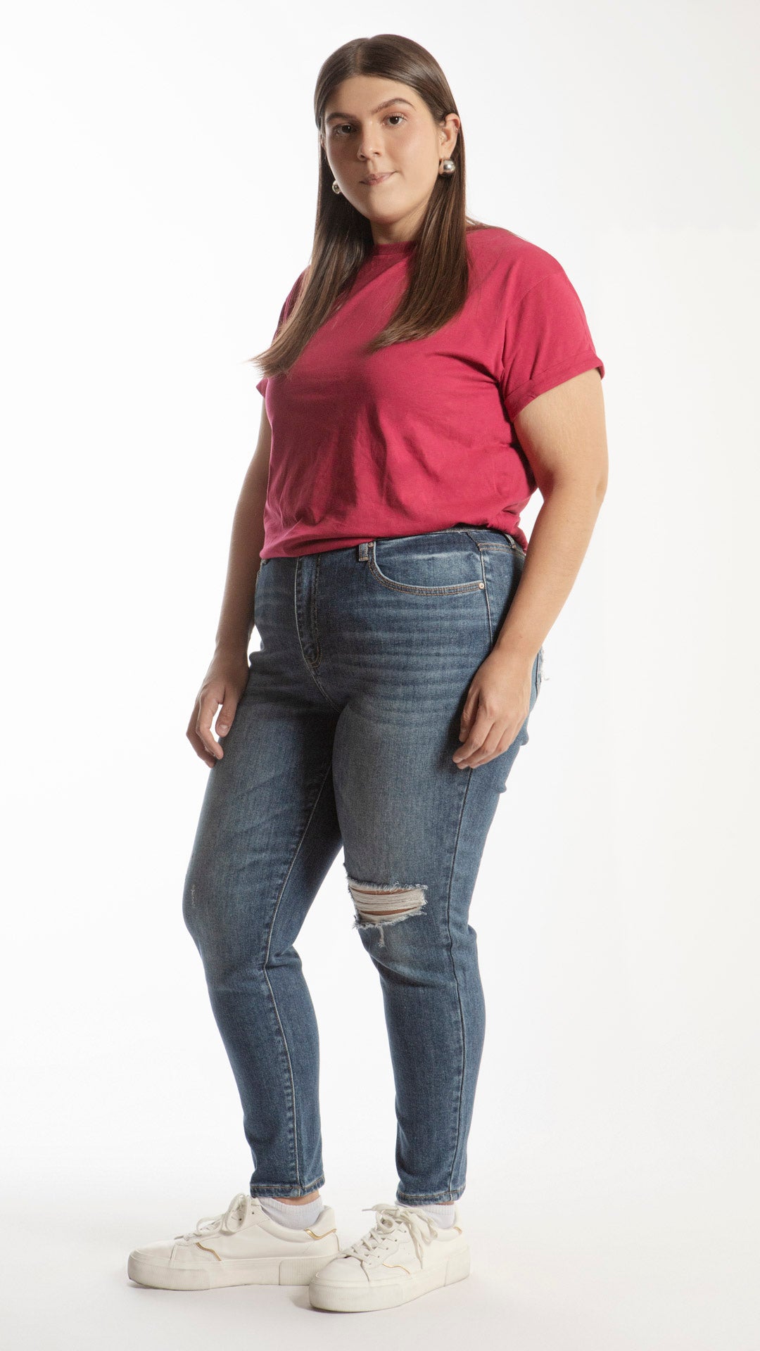Pantalón High Rise Skinny Curvy Balam BL7083