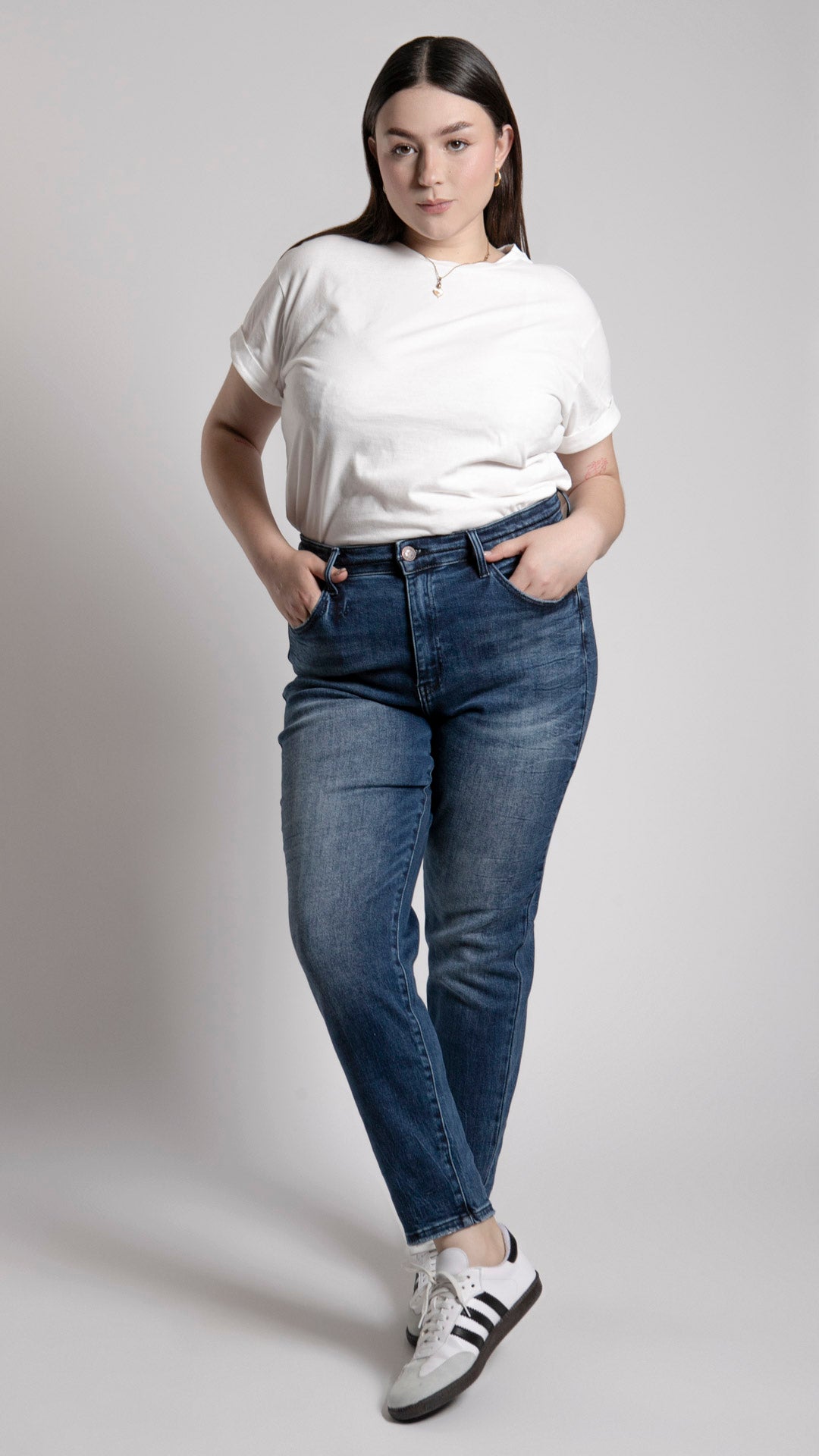Pantalón High Rise Skinny Curvy Balam BL7086