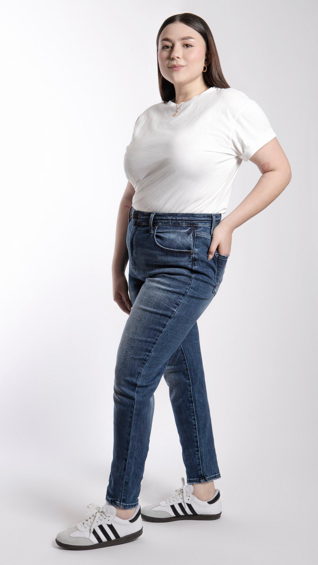 Pantalón High Rise Skinny Curvy Balam BL7086