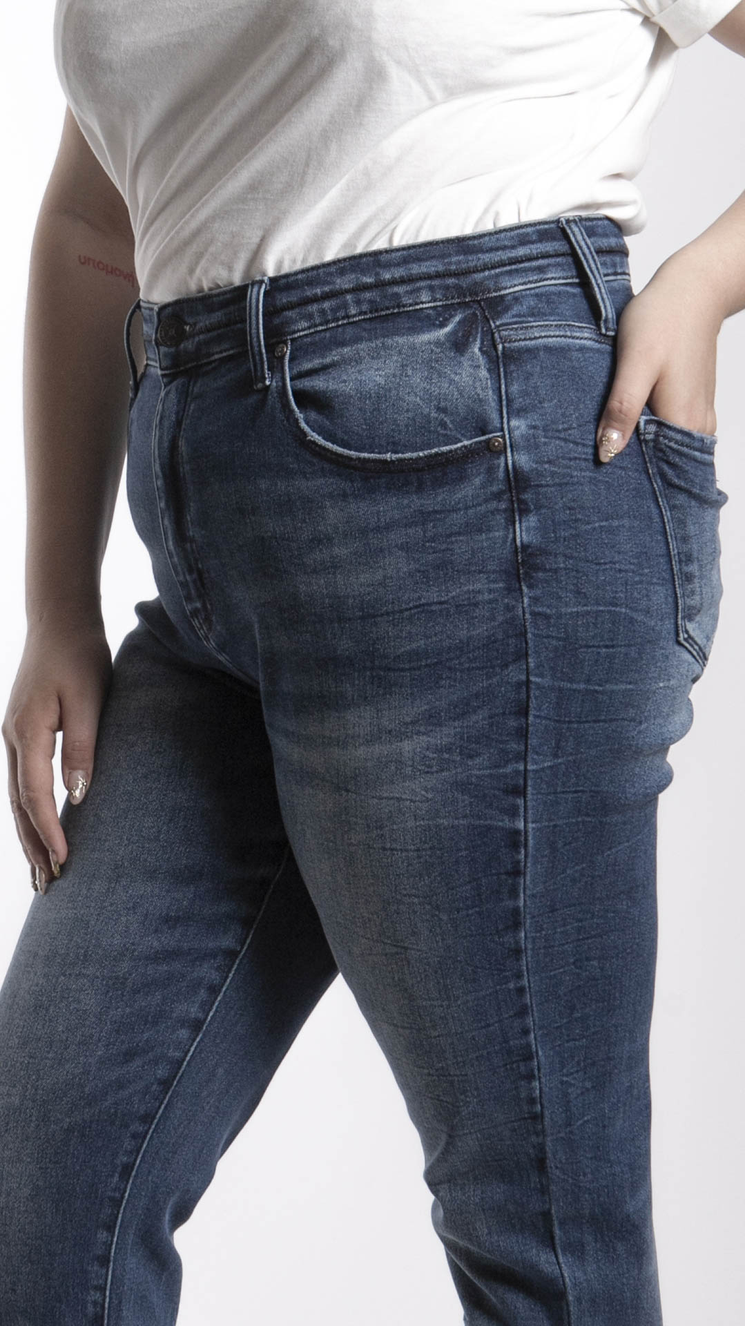 Pantalón High Rise Skinny Curvy Balam BL7086