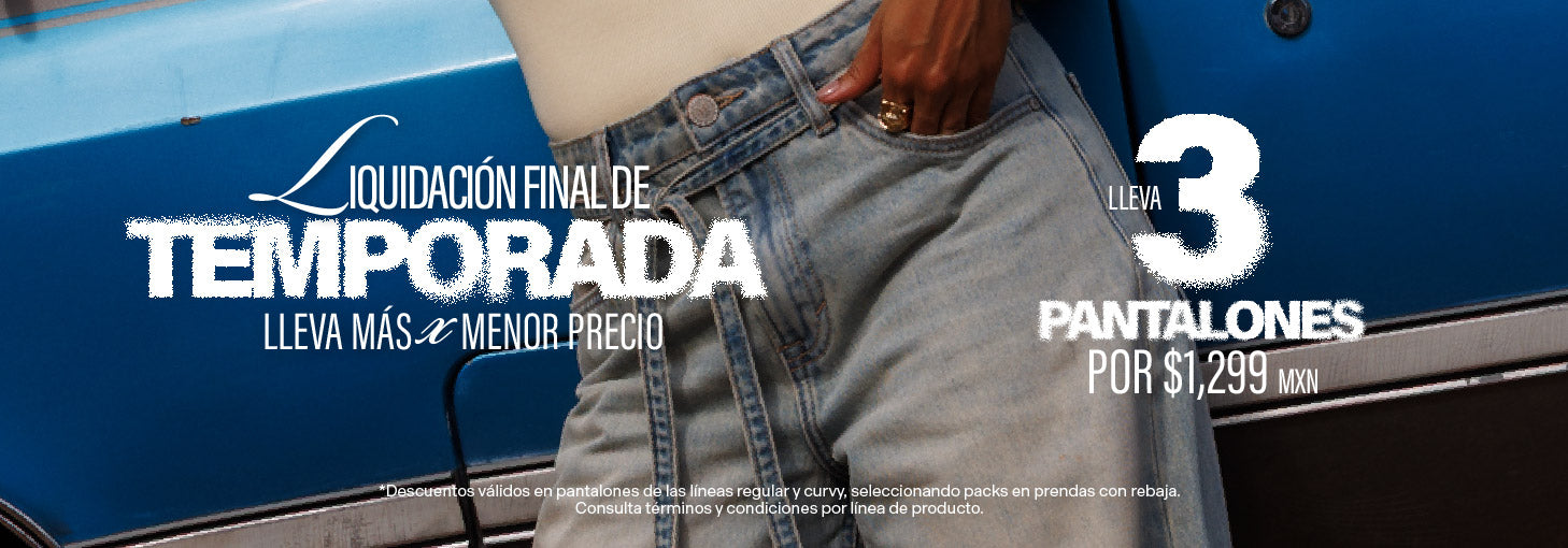 3 Jeans para Mujer por $1,299 | Envío Gratis