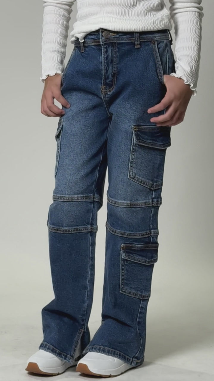 Pantalón Wide Leg Niña Balam BL7201