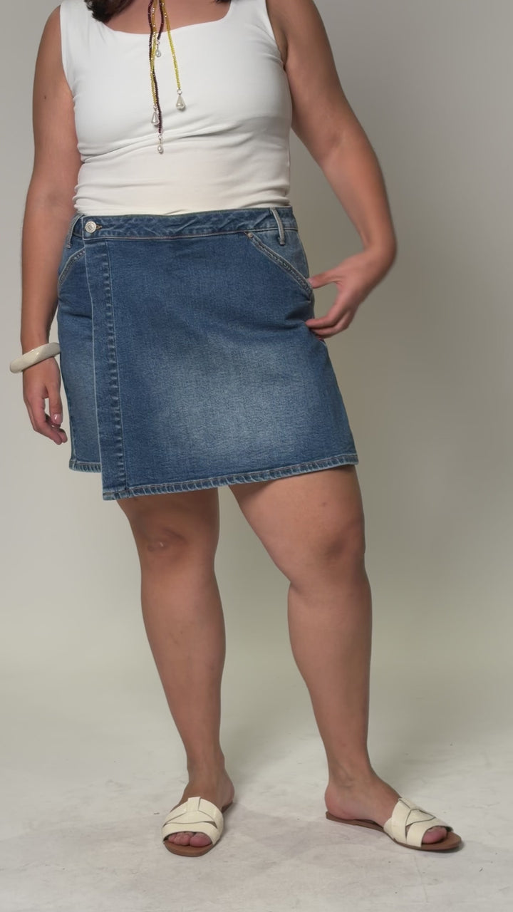 Short Falda Loose Mom Curvy Balam BL7345