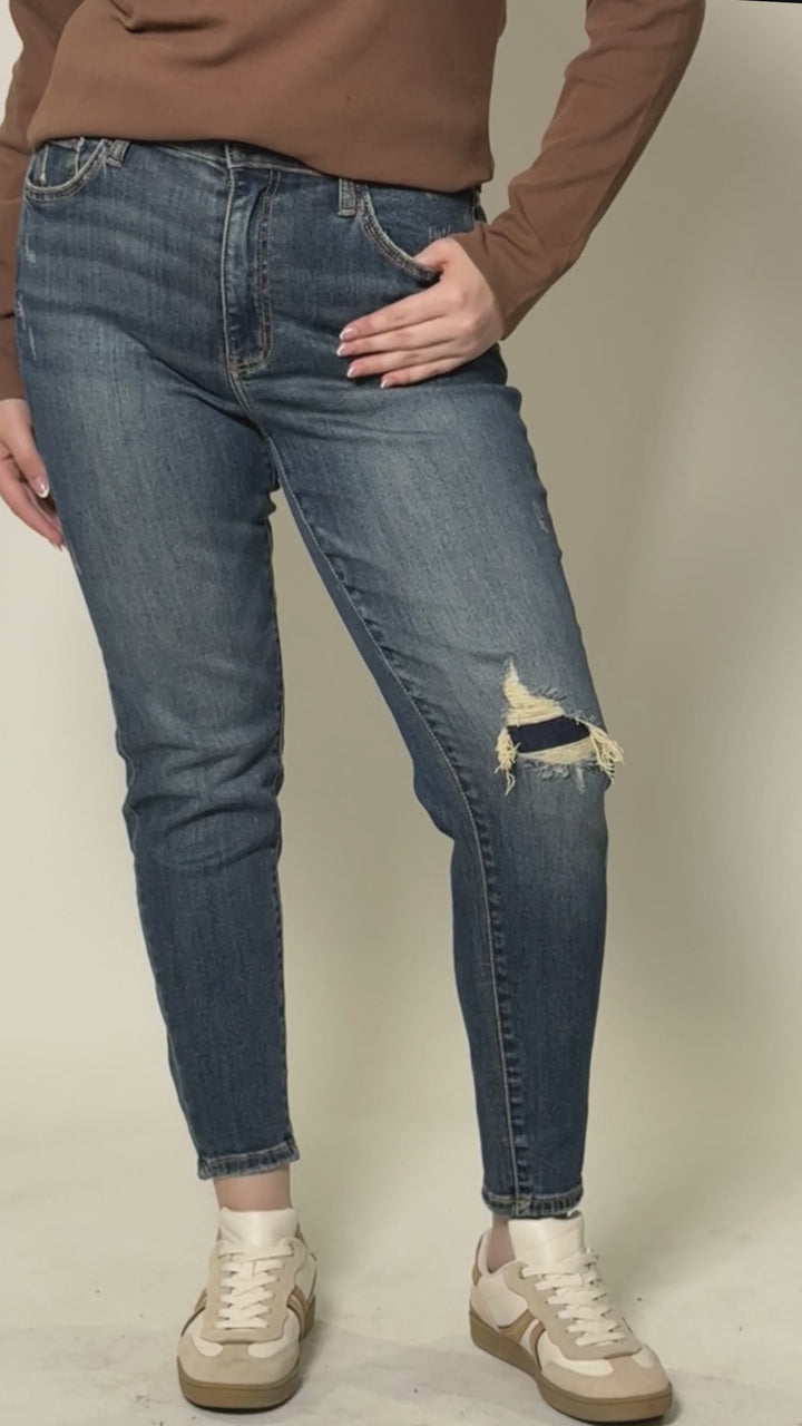 Pantalón High Rise Skinny Curvy Balam BL7193